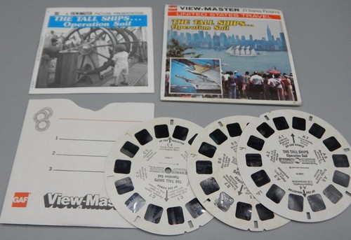Vintage GAF View Master TALL SHIPS OPERATION SAIL ViewMaster A 669 Reels Set !! - Picture 3 of 7