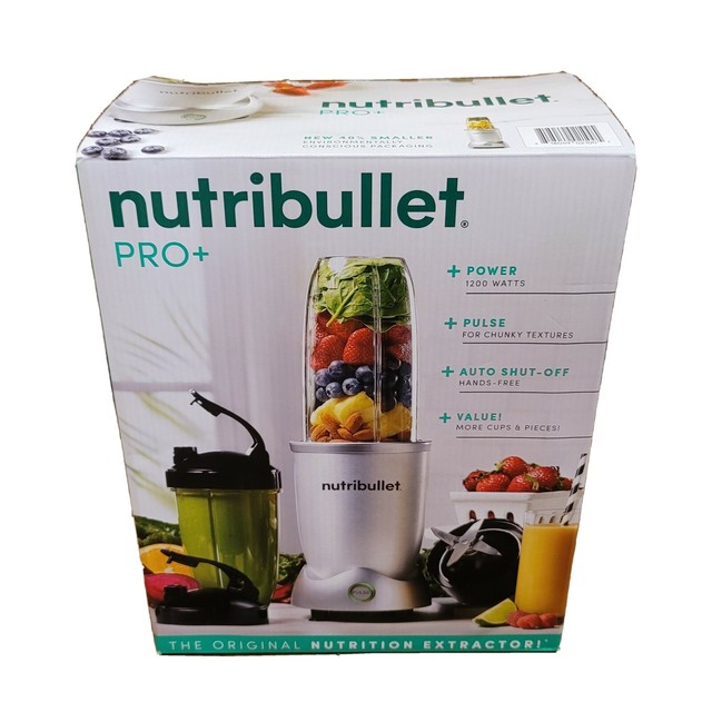 NutriBullet N121001 Pro+ Plus 1200W Nutrition Extractor Blender for