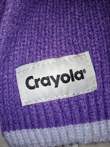 Purple Crayola Scarf Adult Kohls Collaborations Knit Oblong Teacher Art To Wear - Picture 4 of 7