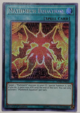 Yugioh TCG - 1x Mathmech Equation - MYFI-EN010 - VLP - Secret Rare - 1st - 2019