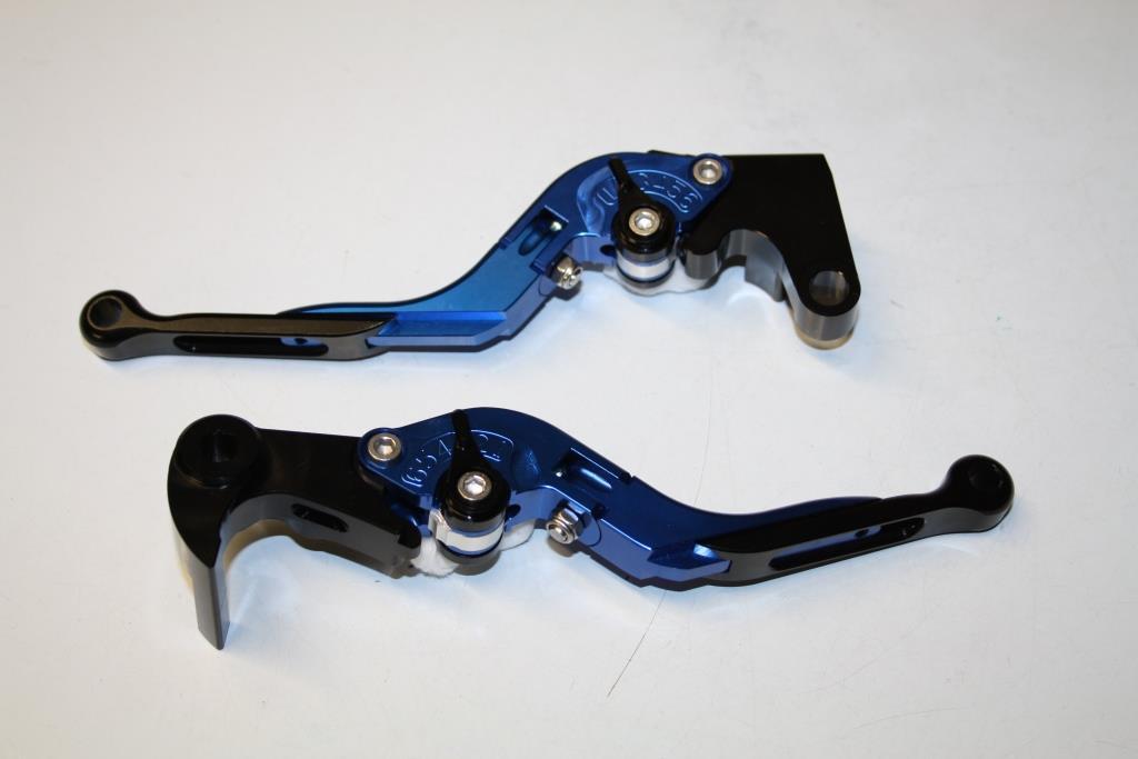 Leviers de frein Yamaha R6 noirs en aluminium usiné CNC haute résistance 2008 2009