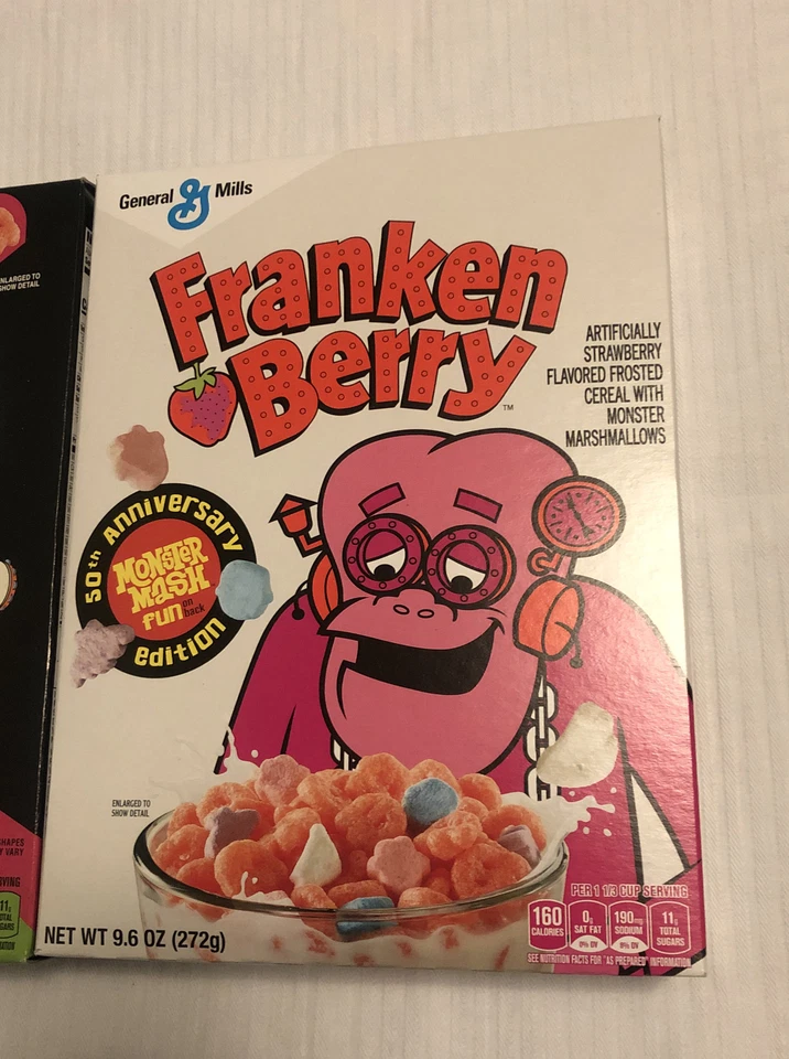 3 BOXES GENERAL MILLS 50 YEARS MONSTER MASH CEREALS Franken Chocula Boo Berry - Image 4 of 4