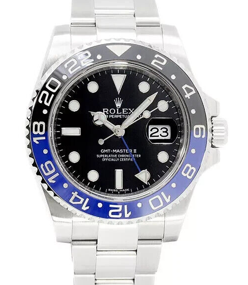 2015 Rolex Batman GMT-Master II Steel Automatic 40mm Oyster