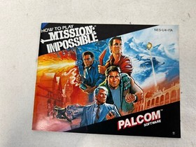 Nintendo Nes Videogioco - Mission Impossible Pal A ITA