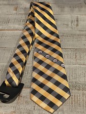 Pittsburgh Steelers NFL Men's Woven Poly Check Tie / NWT