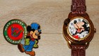 Lorus V52S Mickey Mouse Watch and 2005 Walt Disney World Railroad Pin-back