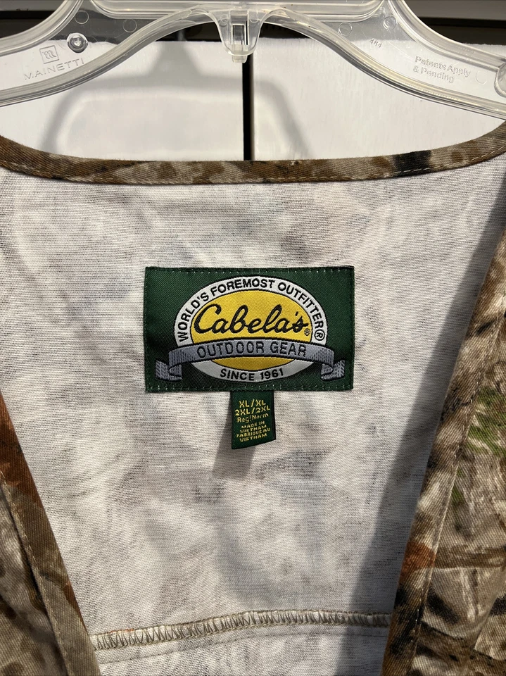 NEW Cabela's Hammer Hunting Vest - Zonz Woodlands Camo ~ Sz XL/2XL, Back Cushion - Image 2 of 4