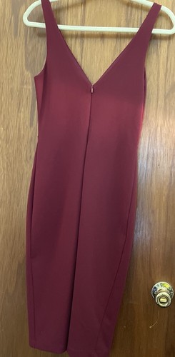 Lulu's Kleid Damen klein lila Pflaume klassisch elegant Abend Made in USA - Bild 3 von 13