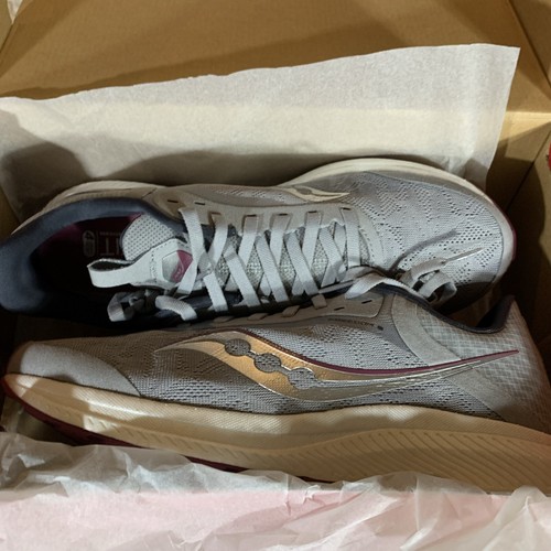 Saucony Womens Size 10.5 M Gray "Freedom 5" Running Shoes New - Picture 15 of 17