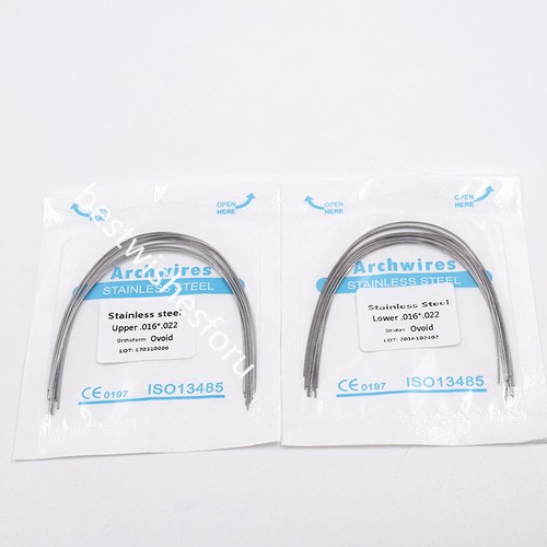 20 Pc U+L Dental Orthodontic Stainless Steel Rectangular Arch Wire Ovoid/Natural - Picture 31 of 60