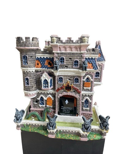 VTG 2002 Lemax Spooky Town Chateau Sur La Sinistre Lights/Motion Haunted House - Picture 9 of 12