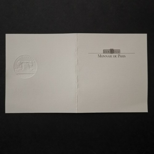 CERTIFICAT D'AUTHENTICITE COFFRET BE BELLE EPREUVE SERIE FRANCS 1991 / FRANCE - Picture 2 of 2
