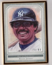 Reggie Jackson 2018 Topps Transcendent Hall of Fame Reproduction Sketch Card /83