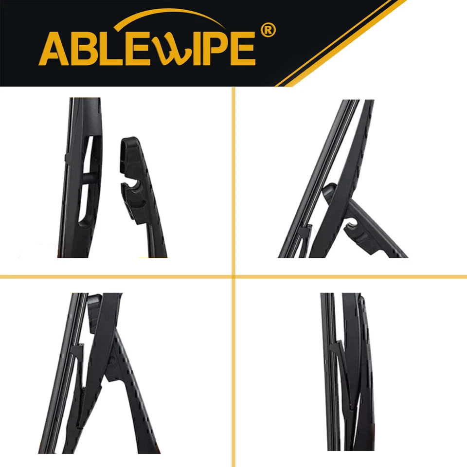 ABLEWIPE fit for 2015-2019 Nissan Micra 12" Rear Windshield Wiper Blades — 第 2/4 张图片