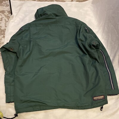 Vtg Abercrombie Pullover Winter Jacket Parka Mens Small