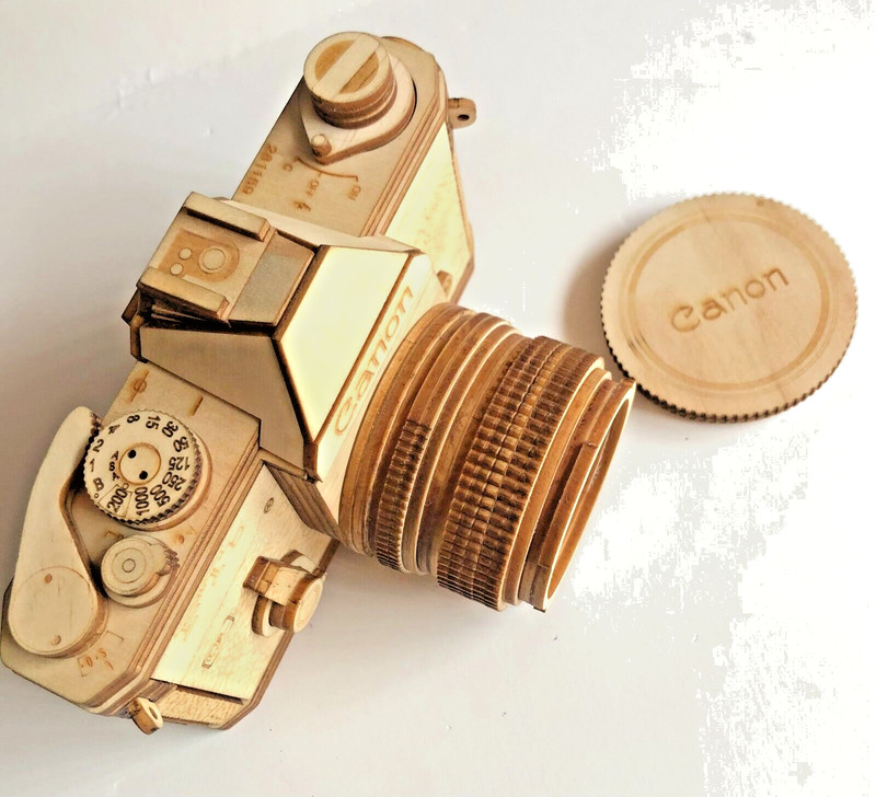 Wooden CANON FTb Collectible Model Camera Replica
