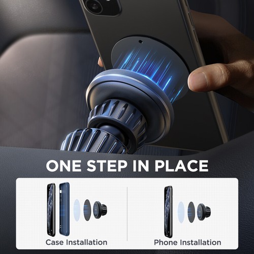 Universal 360° Rotating Car Mount Air Vent Mini Holder For Phone GPS Mini Tablet - Photo 5 sur 14