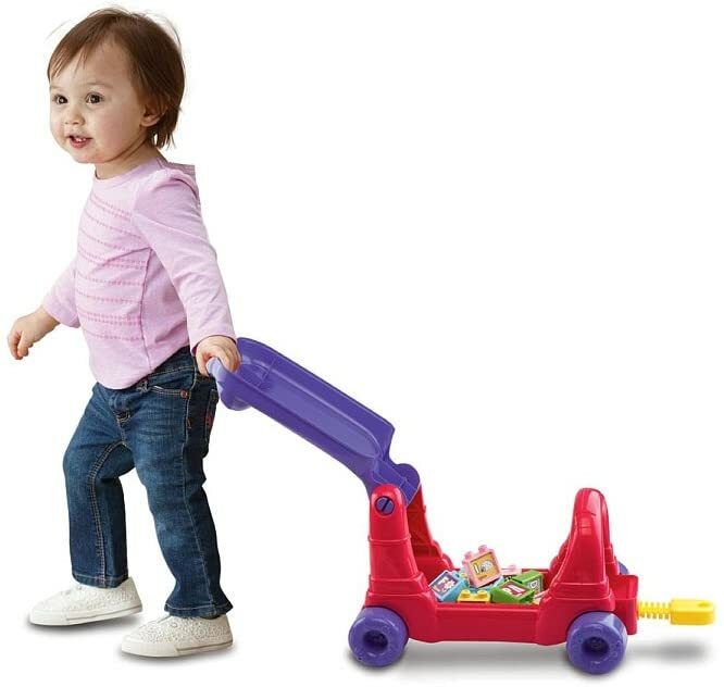 vtech push and ride alphabet train pink