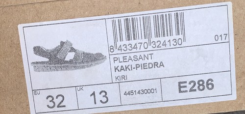 EL NATURALISTA KIDS SANDALS FLAt khaki-PIEDRA KIRI EU 32 / UK 13 - Picture 12 of 12