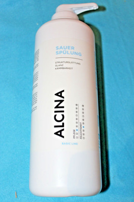 1250ml ALCINA PFLEGESPÜLUNG ''sauer-spülung'' VORRATSFLASCHE mit SPENDER-PUMPE