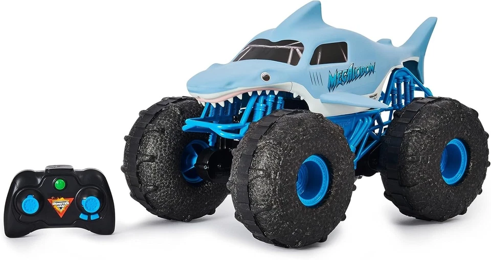 Spin Master 6056227 Monster Jam Megalodon Storm RC Amphibienfahrzeug Hai-Optik - Bild 2 von 2