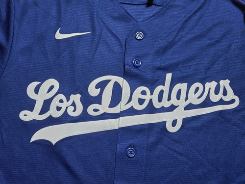 NWT Nike Los Angeles Dodgers City Connect Blue MLB Baseball Jersey Mens Large - Picture 3 of 13