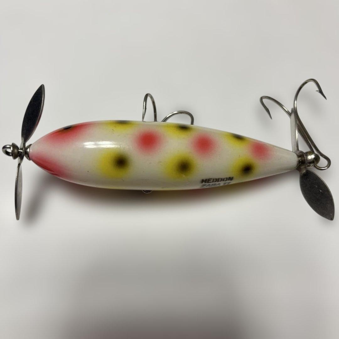 Heddon Wounded Spook Zara II Body Pradoco Used Paint & Needle Damage thumbnail 3