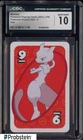 2021 Pokémon Japanese Playing Cards Pocket UNO Red Mewtwo CGC 10 GEM MINT