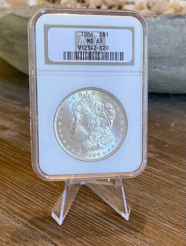 1886 Philadelphia Morgan Silver Dollar $1 NGC MS 65 Beautiful Coin!! 🔥🔥