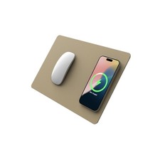 POUT H3 Wireless Charging Mouse Pad   Qi-Enabled Fast Charger Built into Sleek D