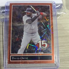 DAVID ORTIZ 2025 LEAF 15TH ANNIVERSARY 4/4 Orange Boston Red Sox 