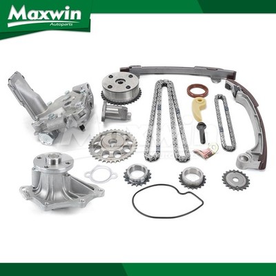 Timing Chain Kit Oil Water Pump Fit Toyota Camry Matrix RAV4 Solara Pontiac 2.4L