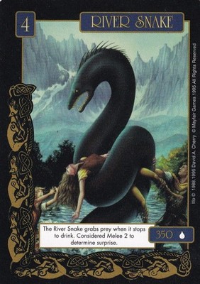 River Snake - FAD Base Set - Fantasy Adventures CCG