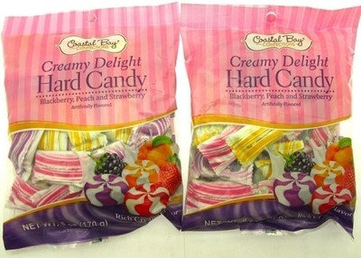 Creamy Delight Hard Candy ~ Coastal Bay 6oz bag Lot of 2