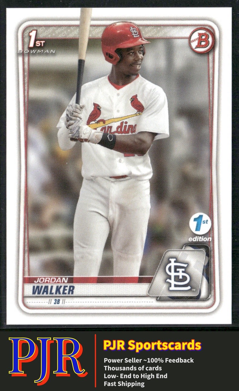 Jordan Walker 2020 Bowman Draft 1st Edition #BD-57 Cardinals 35% Off 4+