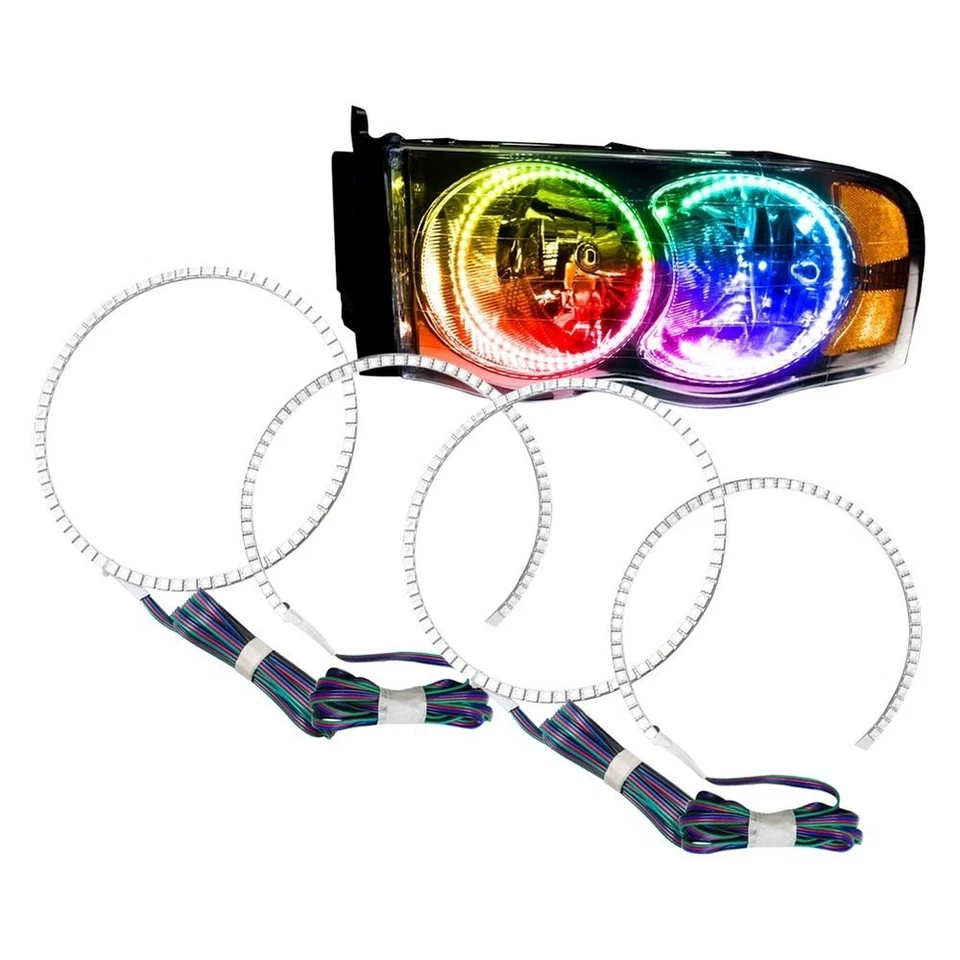 LED Halo Headlights Factory Surface Add On Custom Lights ColorSHIFT 2235-504 Foto 2 de 4