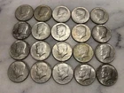 20 Kennedy 1967 Half Dollars 40% Silver Very Good Condition # 13