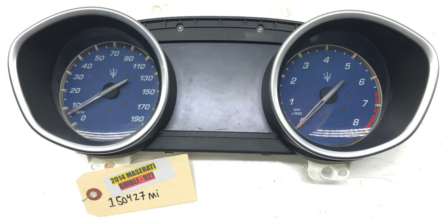 2014-2019 MASERATI GHIBLI SPEEDOMETER INSTRUMENT CLUSTER OEM 150K.
