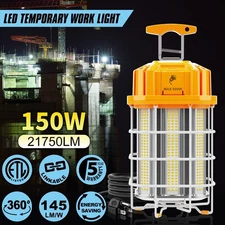 Linkable LED Temporary Work Light 150W Construction Jobsite Light 12,000LM 5000K