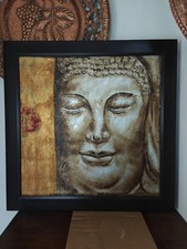 QUADRI MODERNI BUDDHA V  QUADRO MODERNO 120x120 cm  ARREDAMENTO MODERNO