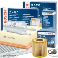Bosch Inspektionspaket Filterset Satz Aktivkohle Kraftstofffilter VW Polo 9N 1.2