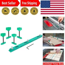 New ZEROPLAY 360 Sled Kit - Miter Bar with Project Plans for Woodworking, Green