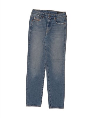 DIESEL Damen D-Joy Regular Slim Jeans W26 L29 Blau Baumwolle AS08