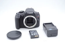 Canon EOS Rebel T6 DSLR Camera Body, Black With Battery & Charger {18MP}