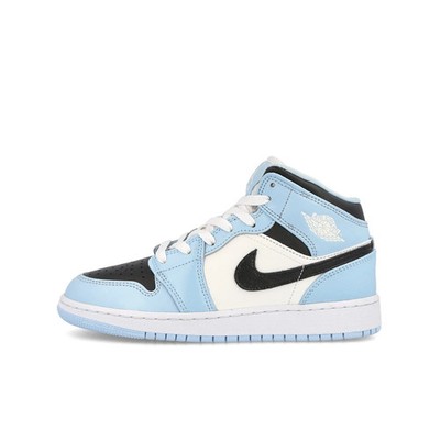 Jordan 1 Mid Ice Blue GS Nike Sneaker Kinder Jugendliche