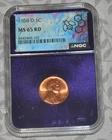 1958-D Lincoln Wheat Cent — photo from another recent sale