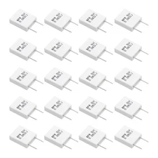 20 Pcs Ceramic Resistors, 5W 0.06 Ohm 5% Non-inductive Cement Ceramic Resistor
