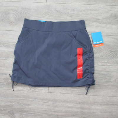 Columbia Skort M Nocturnal Blue Omni-Shield Active Pullon Stretch Waist NWT