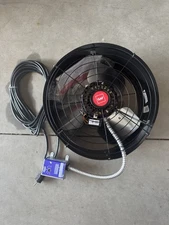 Master Flow EZCG2BL 1600CFM Black EZ Cool Plug-In Gable Mount Attic OPEN BOX S5