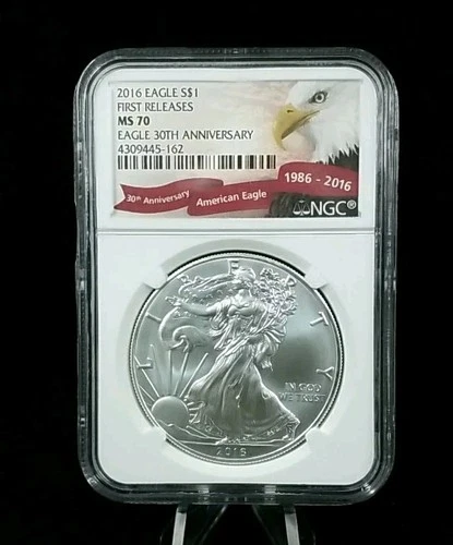 2016 Eagle S$1 NGC MS 70 30th Anniversary First Releases #7195
